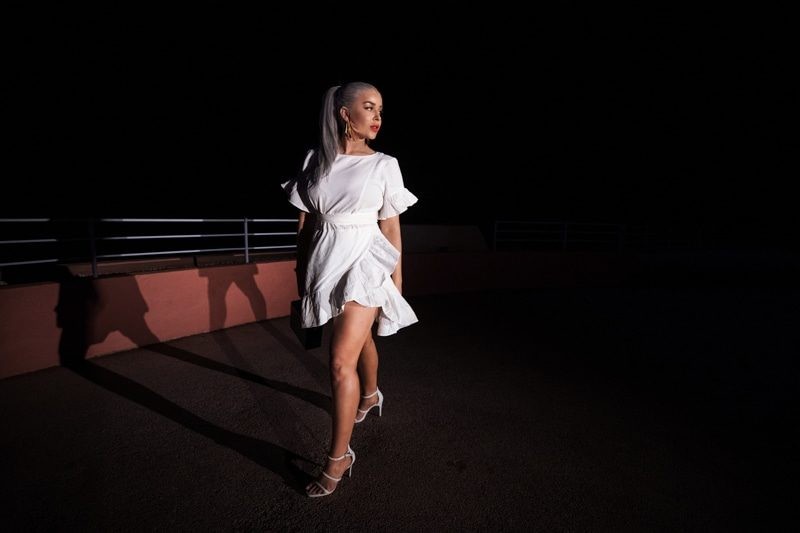 all white