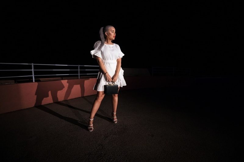 all white