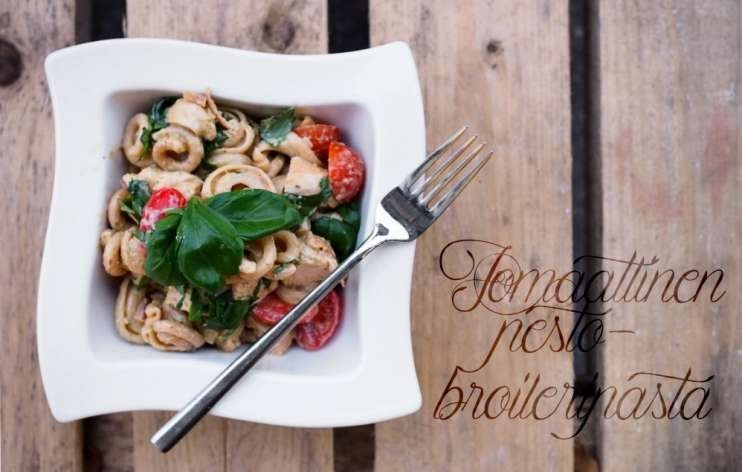 Broileripasta & omenapiirakka