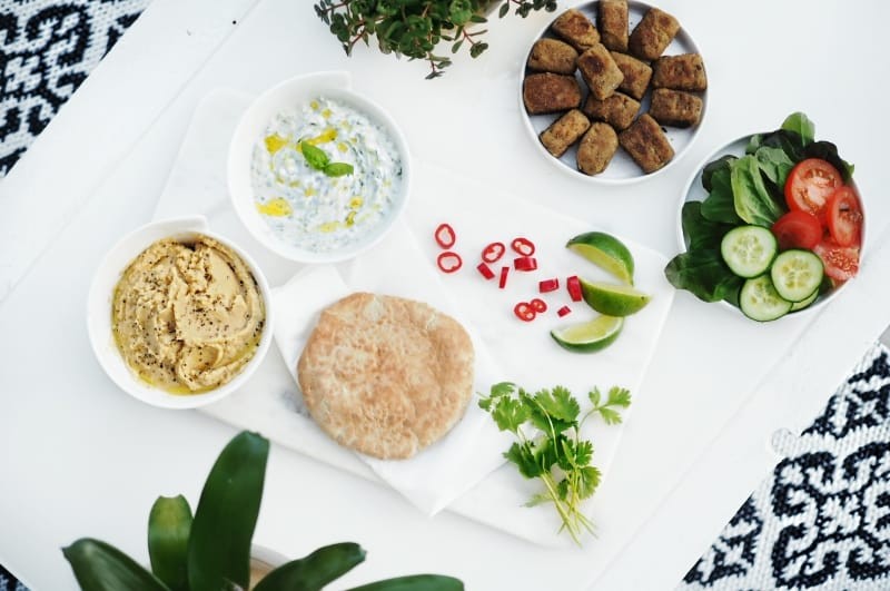 Falafel pitaleivät