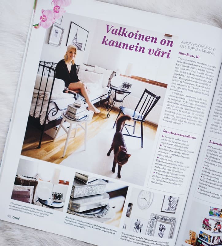 Jotain iloa lumen keskellä