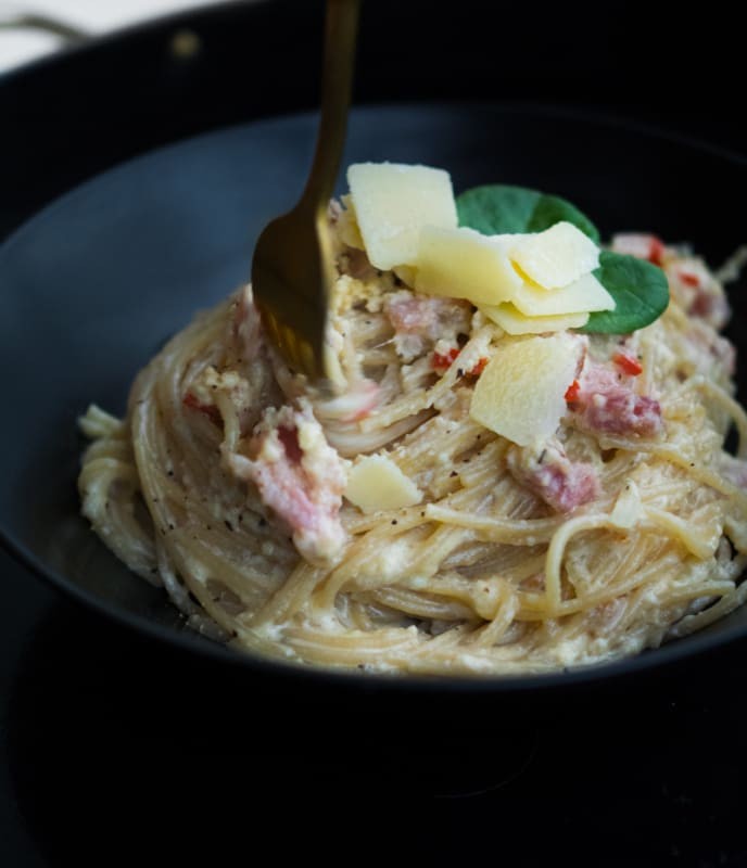 Pasta carbonara