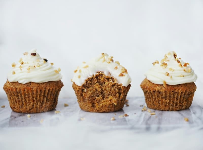 Porkkanakakku muffinssit
